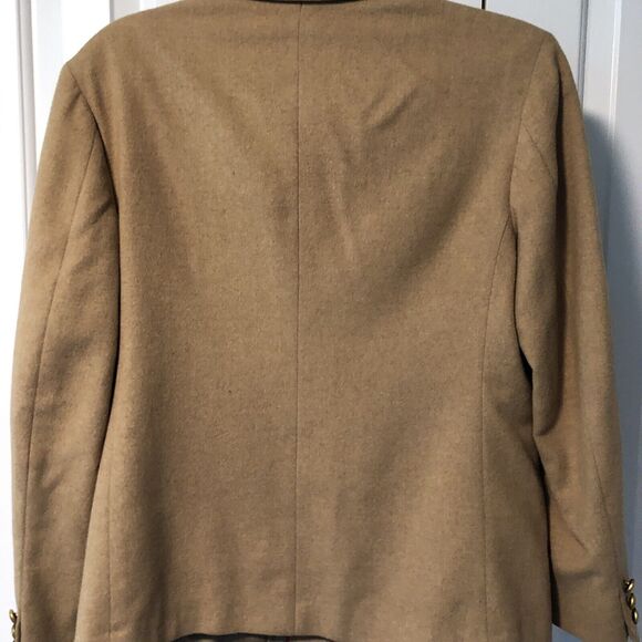 Men's Pure Camel Hair David Lawrence Blazer Jacket Coat 42x24.5" EUC - Picture 4 of 9